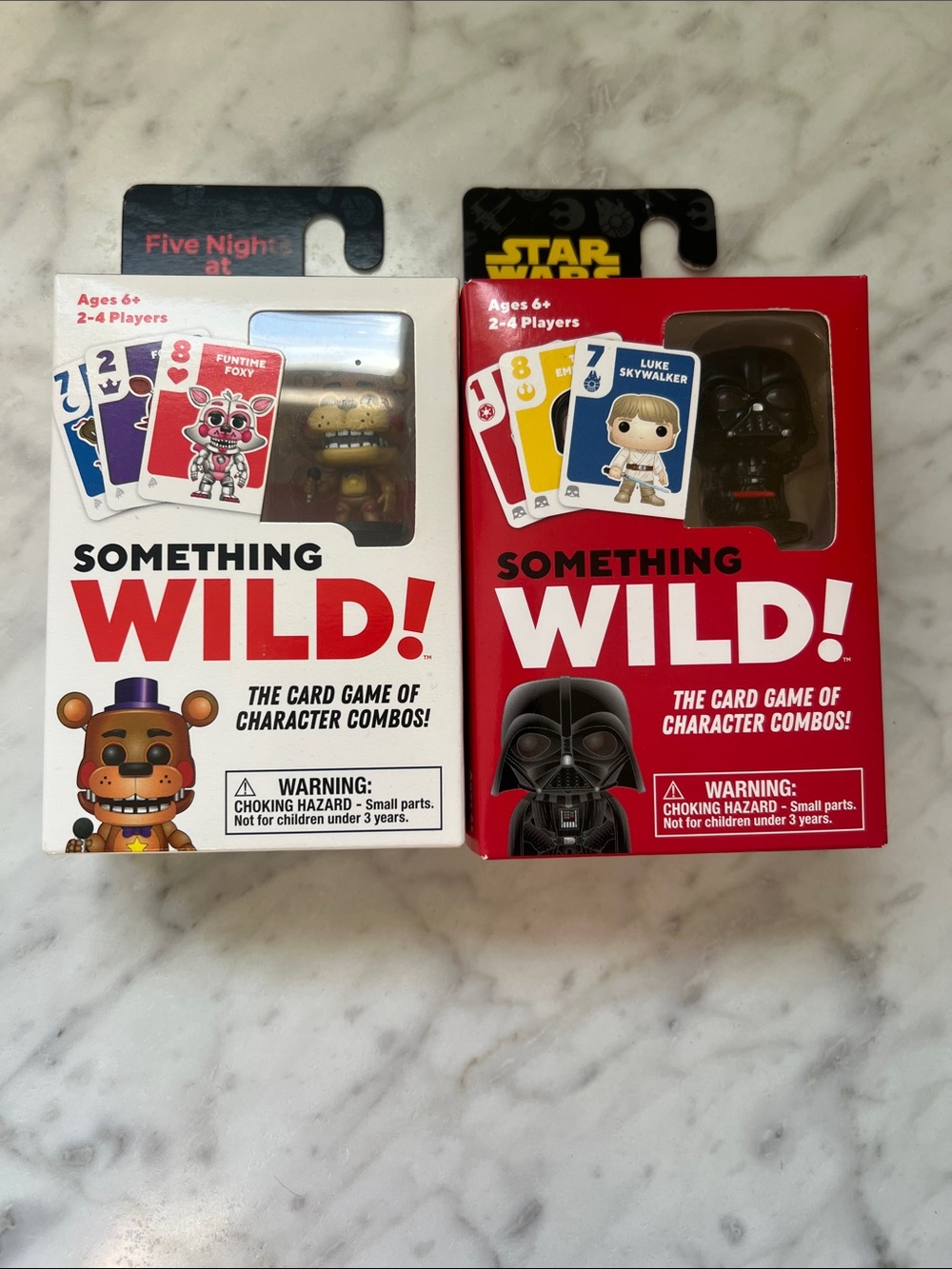 Funko Something Wild! Card Game - White & Red Two-Pack